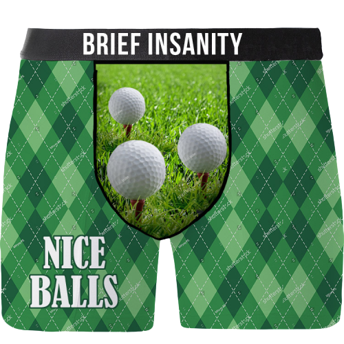 BRIEF INSANITY Nice Balls Underwear