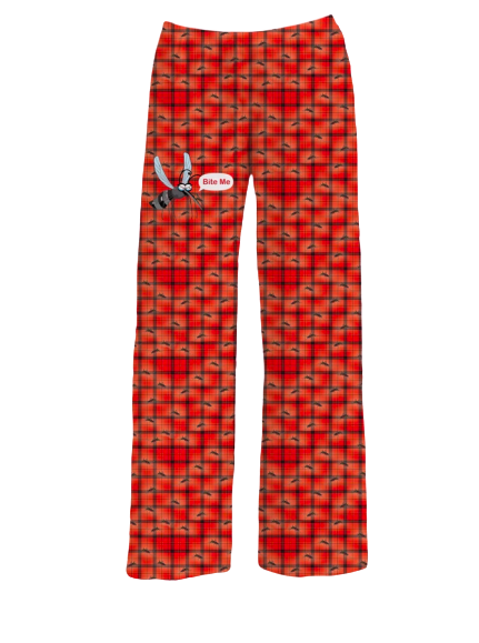 BRIEF INSANITY Mosquito "Bite Me" Pajama Pants