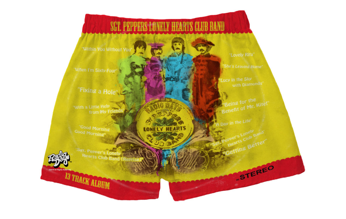 BRIEF INSANITY Sgt. Peppers Boxer Shorts