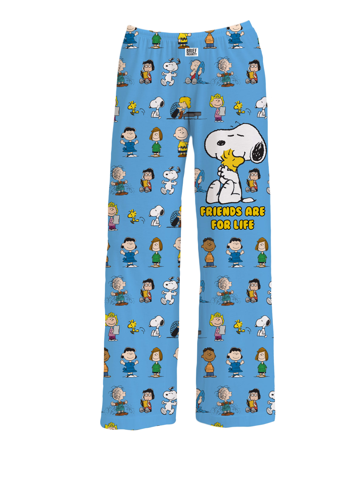 BRIEF INSANITY Snoopy Friends Pajama Lounge Pants