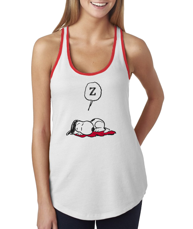 BRIEF INSANITY Snoopy Lazy Days Tank Top