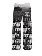 BRIEF INSANITY Time To Wine Pajama Lounge Pants