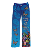 BRIEF INSANITY Wags Its Tail With Its Heart Pajama Pants