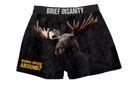 BRIEF INSANITY Wanna Moose Around Boxer Shorts