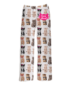 BRIEF INSANITY Check Meowt Pajama Lounge Pants