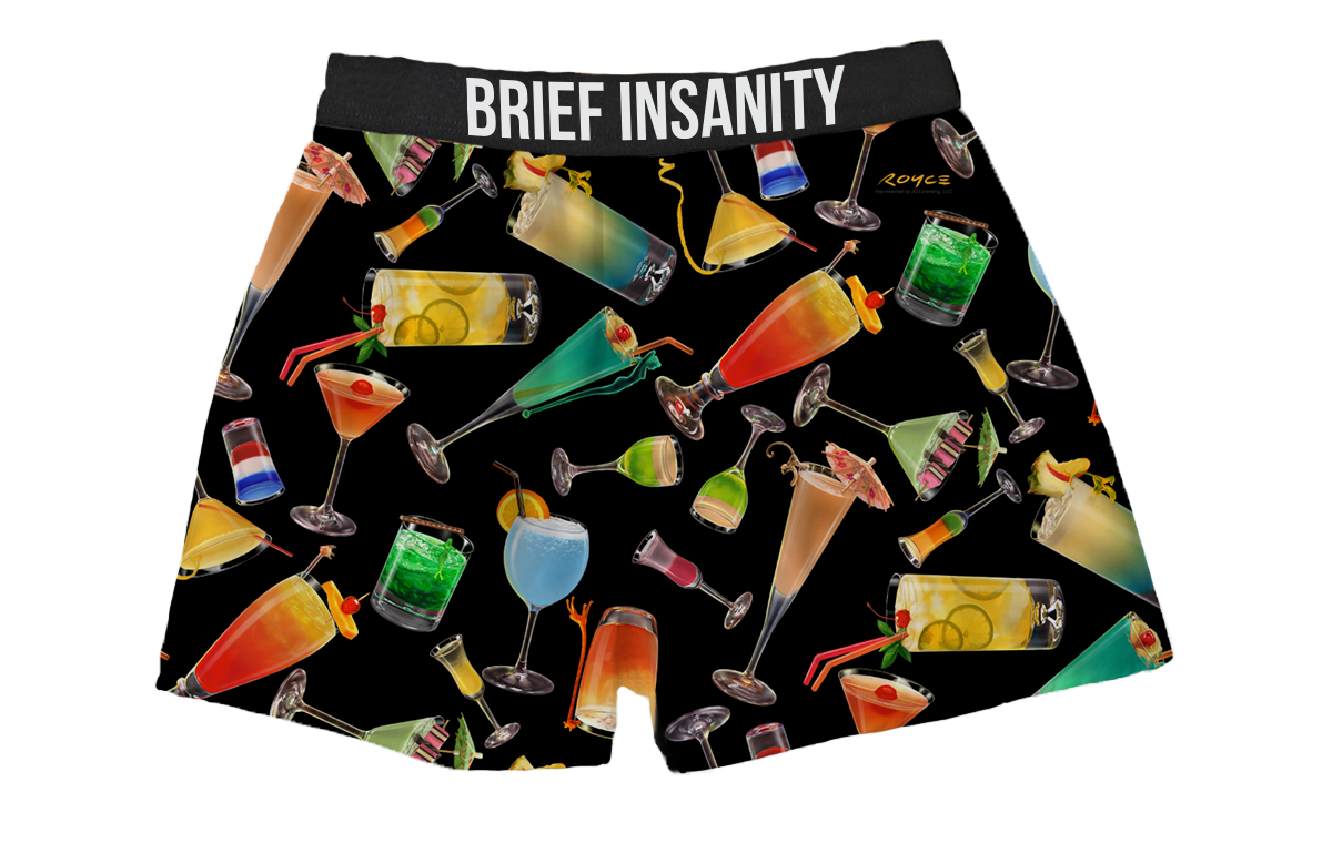 Cocktails Boxer Shorts Brief Insanity Brief Insanity
