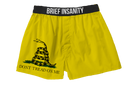 BRIEF INSANITY Don't Tread On Me Boxer Shorts