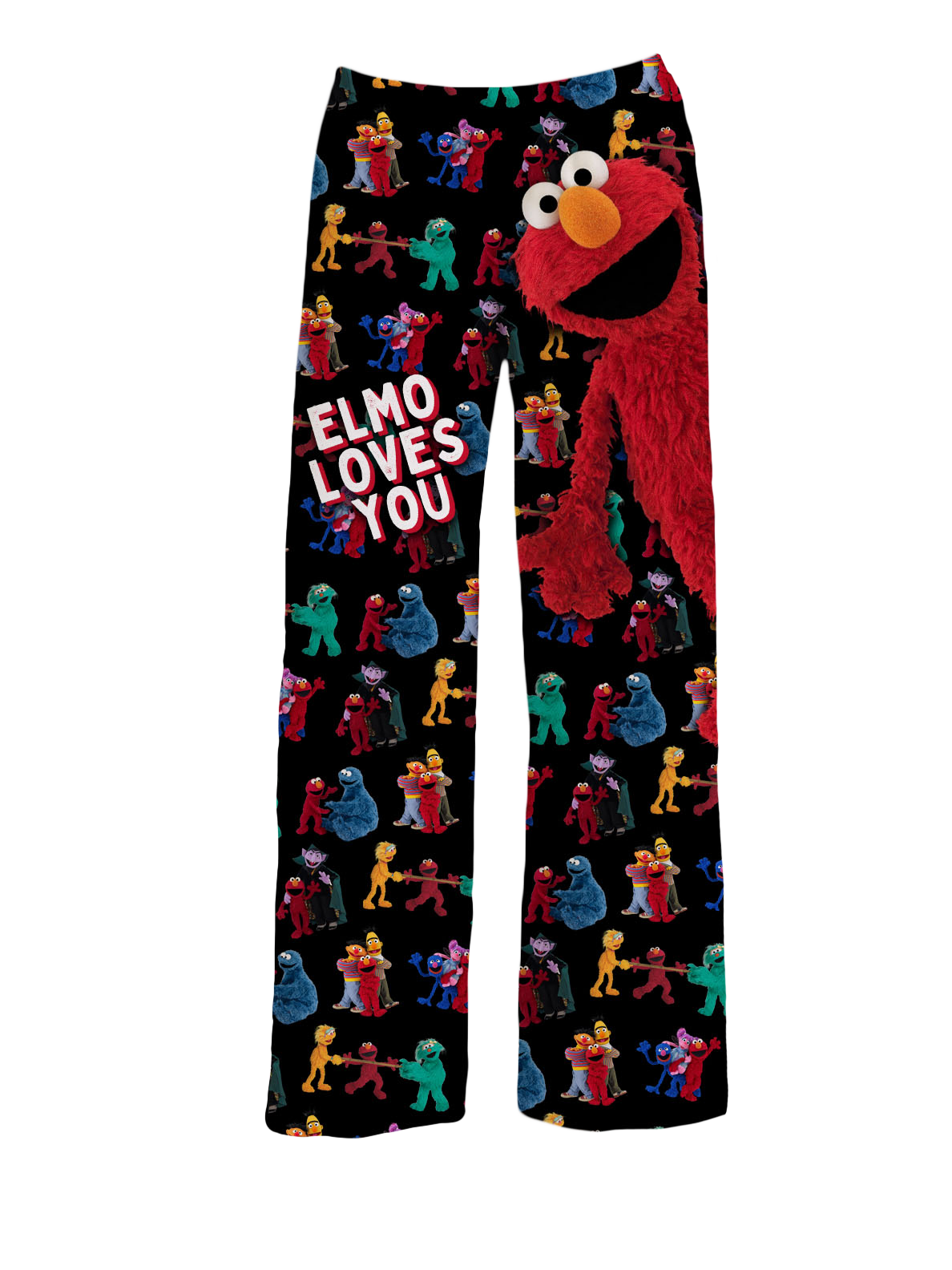 BRIEF INSANITY Sesame Street Elmo Pajama Pants