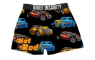BRIEF INSANITY Hot Rod Boxer Shorts