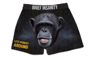 BRIEF INSANITY Let's Monkey Around Boxer Shorts