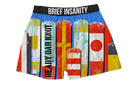 BRIEF INSANITY Ready Oar Not Boxer Shorts