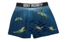 BRIEF INSANITY Sea Turtle Boxer Shorts