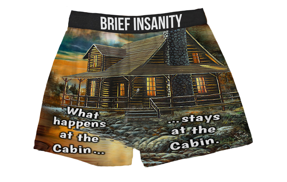 BRIEF INSANITY Cabin Boxer Shorts