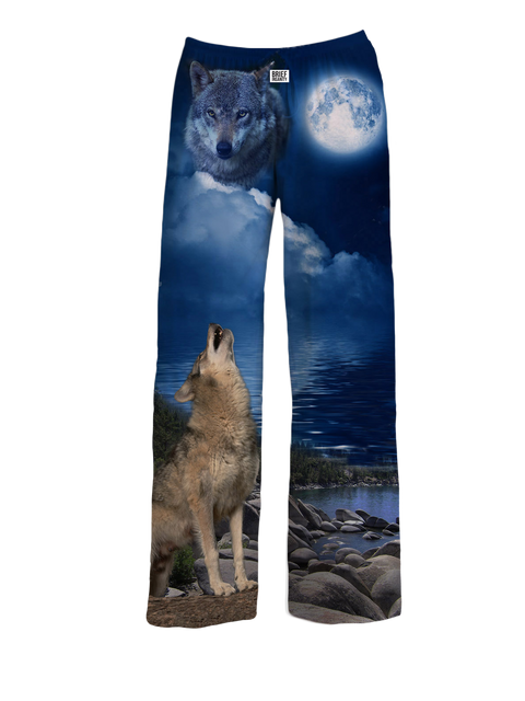 Wolf Howling Pajama Pants, Brief Insanity